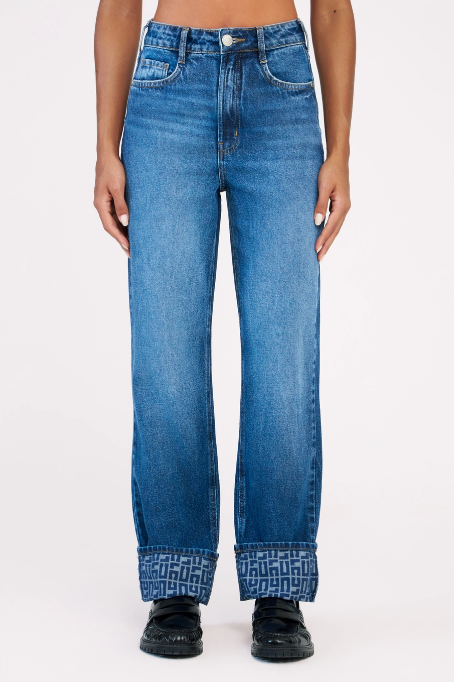 Calça Jeans Feminina Reta Cropped Índigo 3