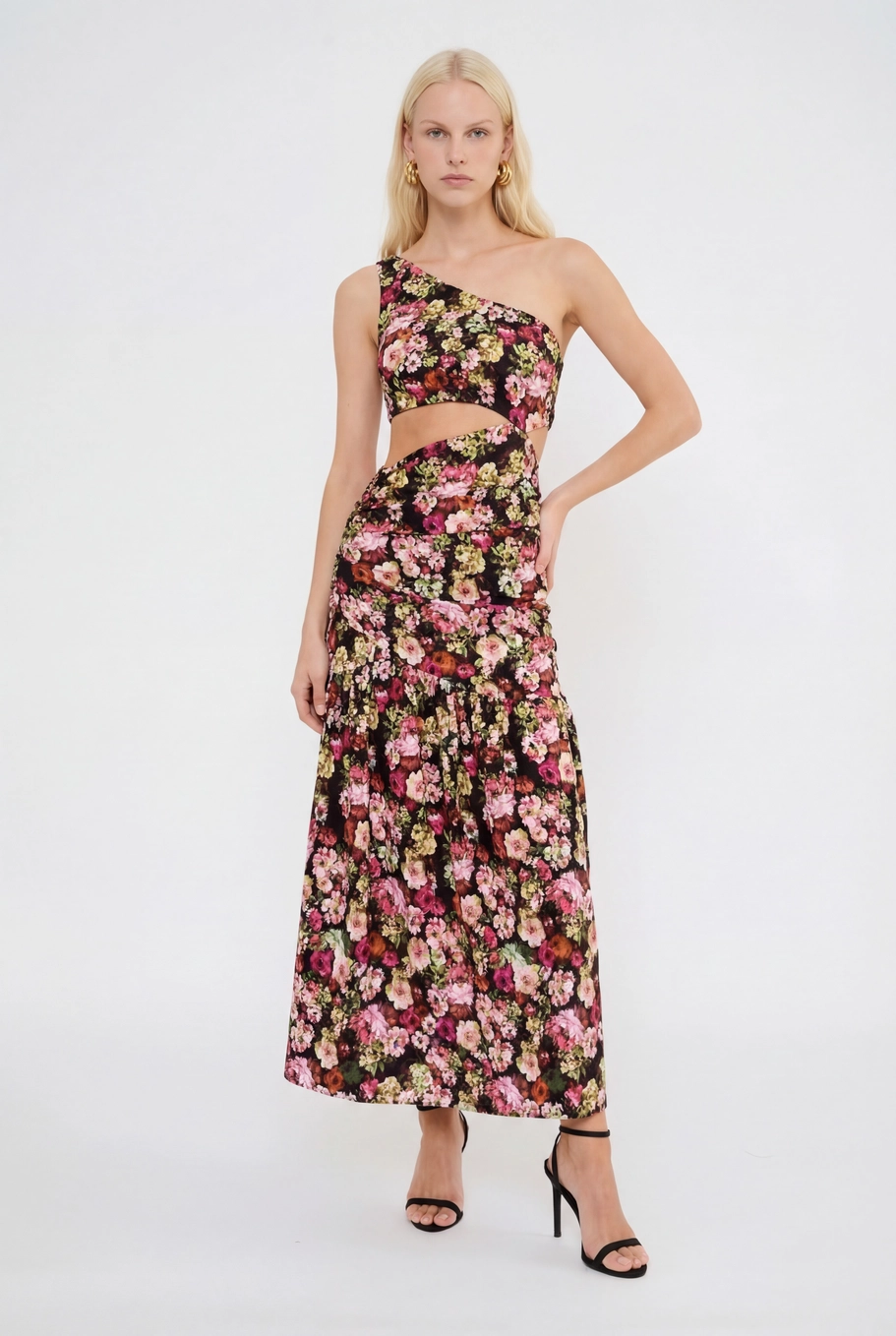 Vestido Longo Slim Godê Estampado Estampados 3