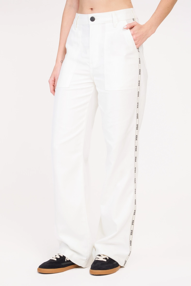 Calça Sarja Feminina Wide Leg Off Shell 3