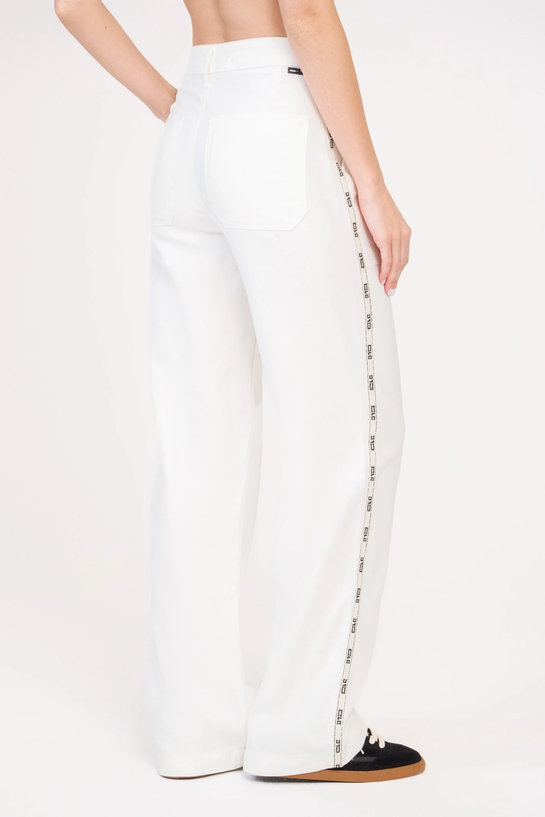 Calça Sarja Feminina Wide Leg Off Shell 4