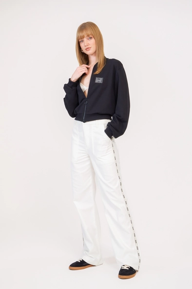 Calça Sarja Feminina Wide Leg