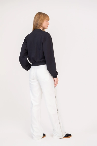 Calça Sarja Feminina Wide Leg