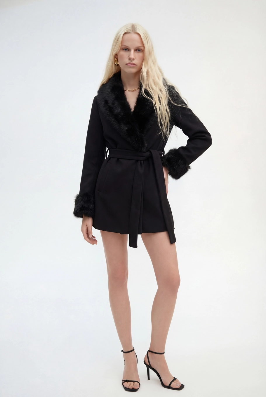 Casaco Feminino Alfaiataria Regular Preto 4