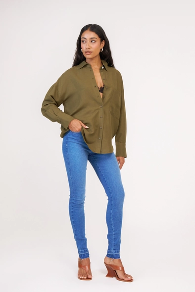Calça Jeans Feminina Skinny Média