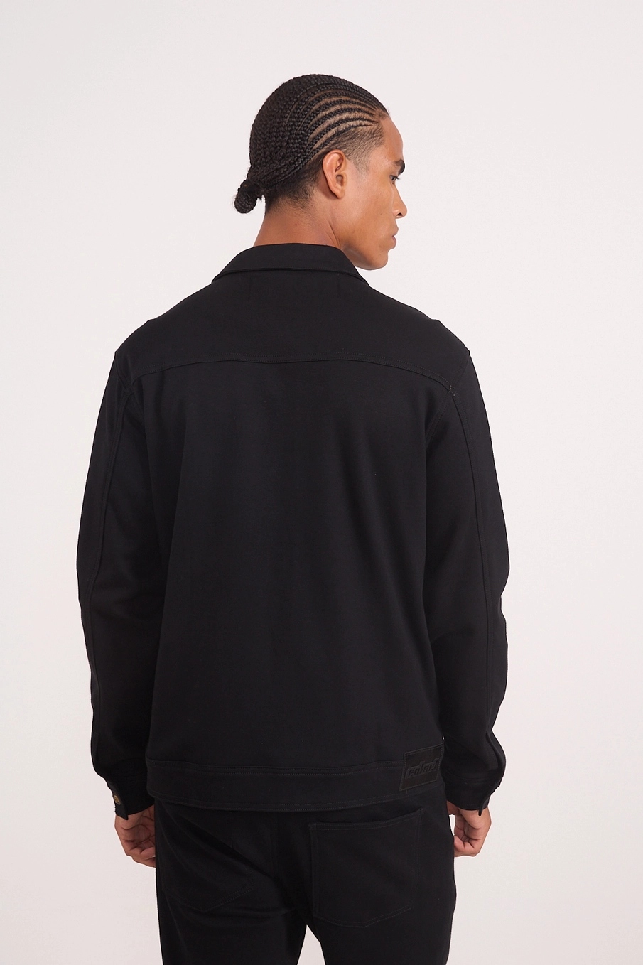 Jaqueta Masculina Com Bolsos Frontais Preto