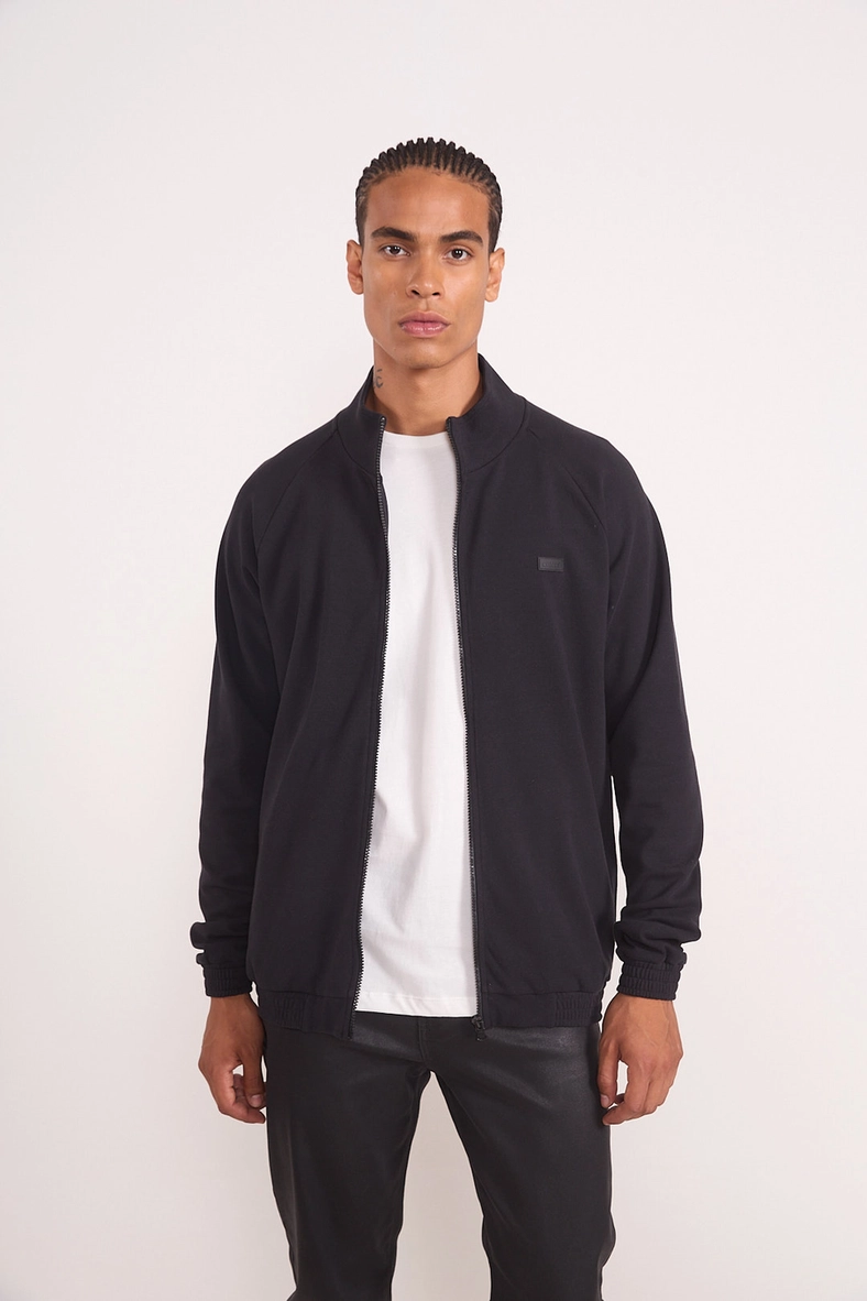 Jaqueta Masculina Zip Techno-knit