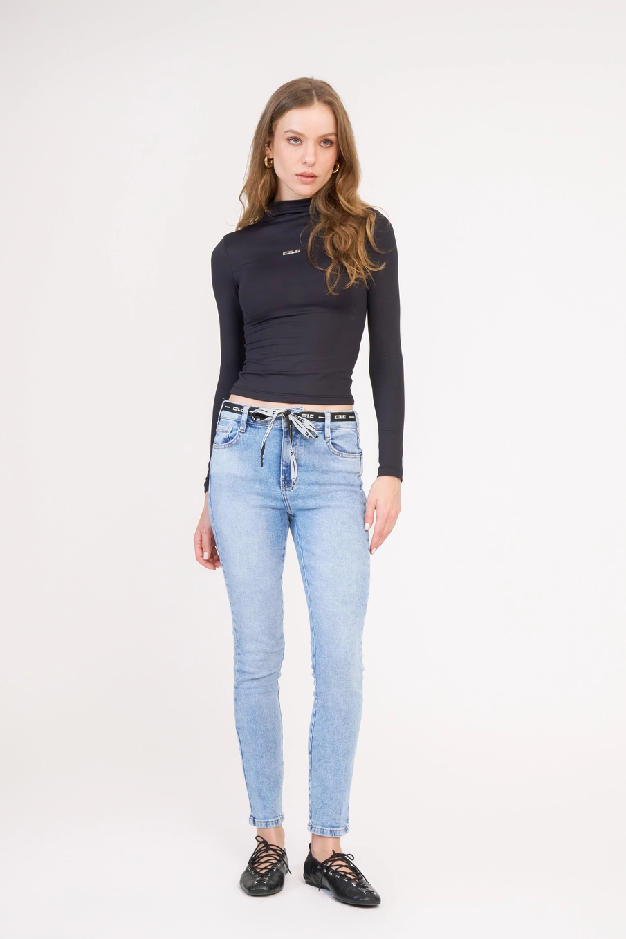 Calça Jeans Feminina Skinny Média Índigo 1