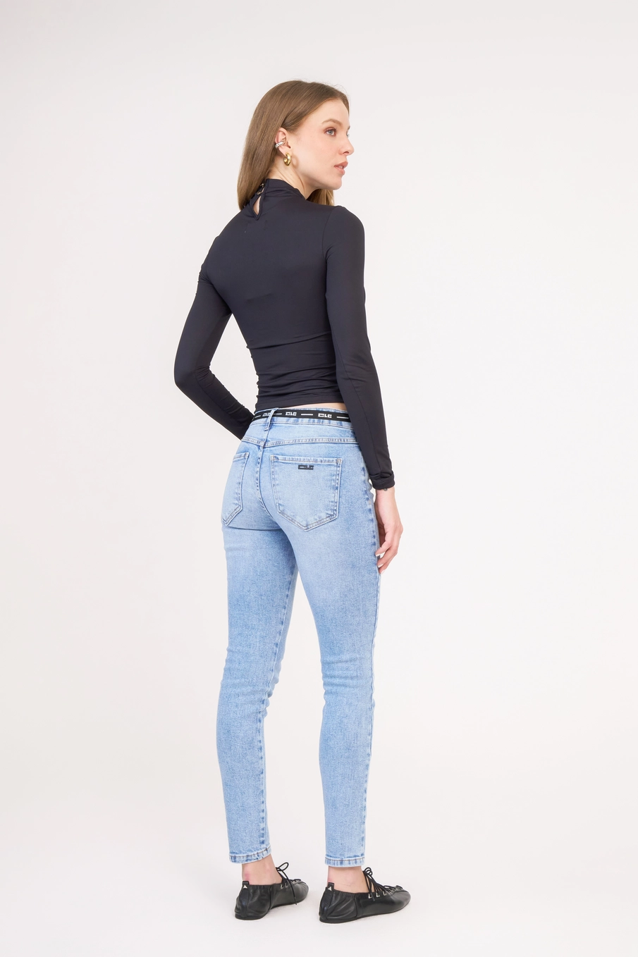 Calça Jeans Feminina Skinny Média Índigo 2