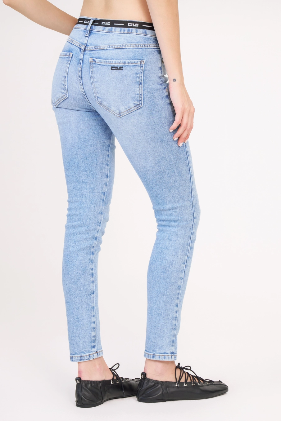 Calça Jeans Feminina Skinny Média Índigo 4