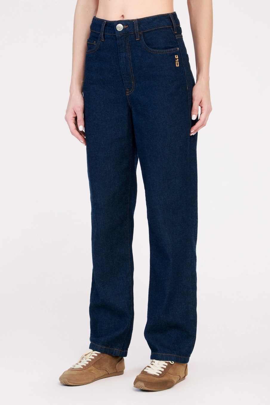Calça Jeans Feminina Reta Cropped Índigo 3