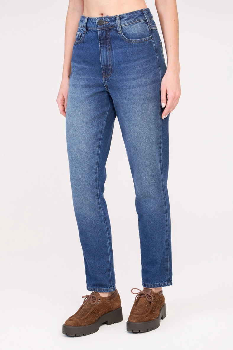 Calça Jeans Feminina Mom Índigo 3