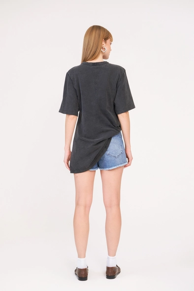 Short Jeans Regular Alta