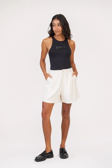 Short Alfaiataria Comfort Cintura Alta