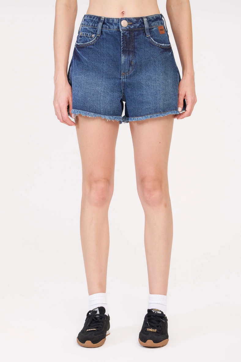 Short Jeans Regular Média Índigo 3