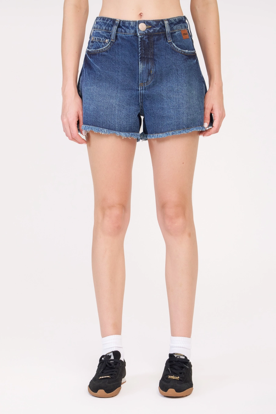 Short Jeans Regular Média Índigo 3