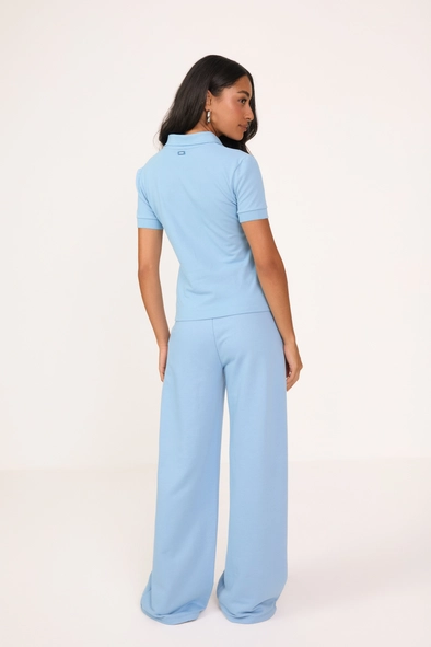 Polo Feminina Small Com Bordado