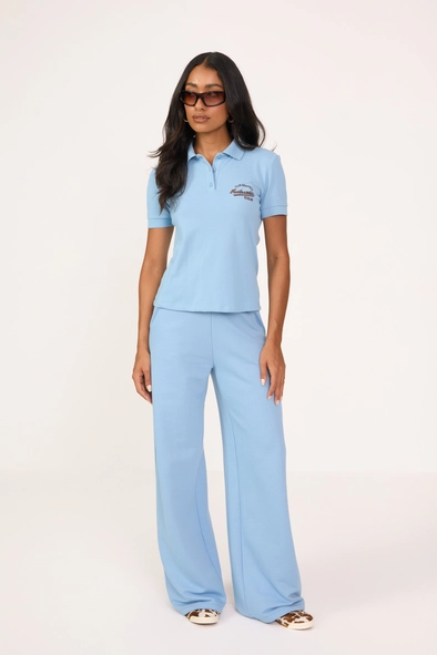 Polo Feminina Small Com Bordado