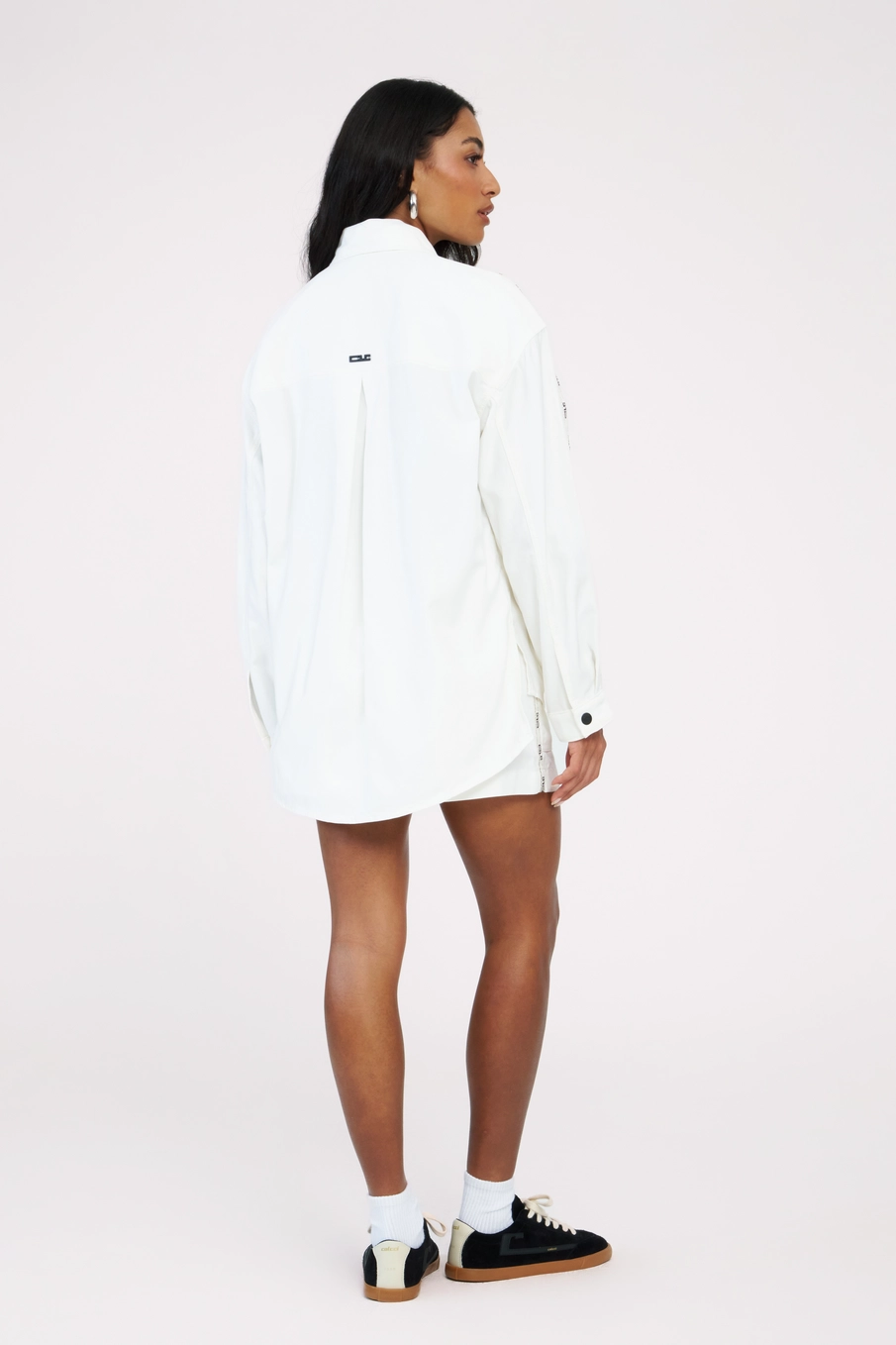 Camisa Sarja Feminina Oversized Off Shell 2