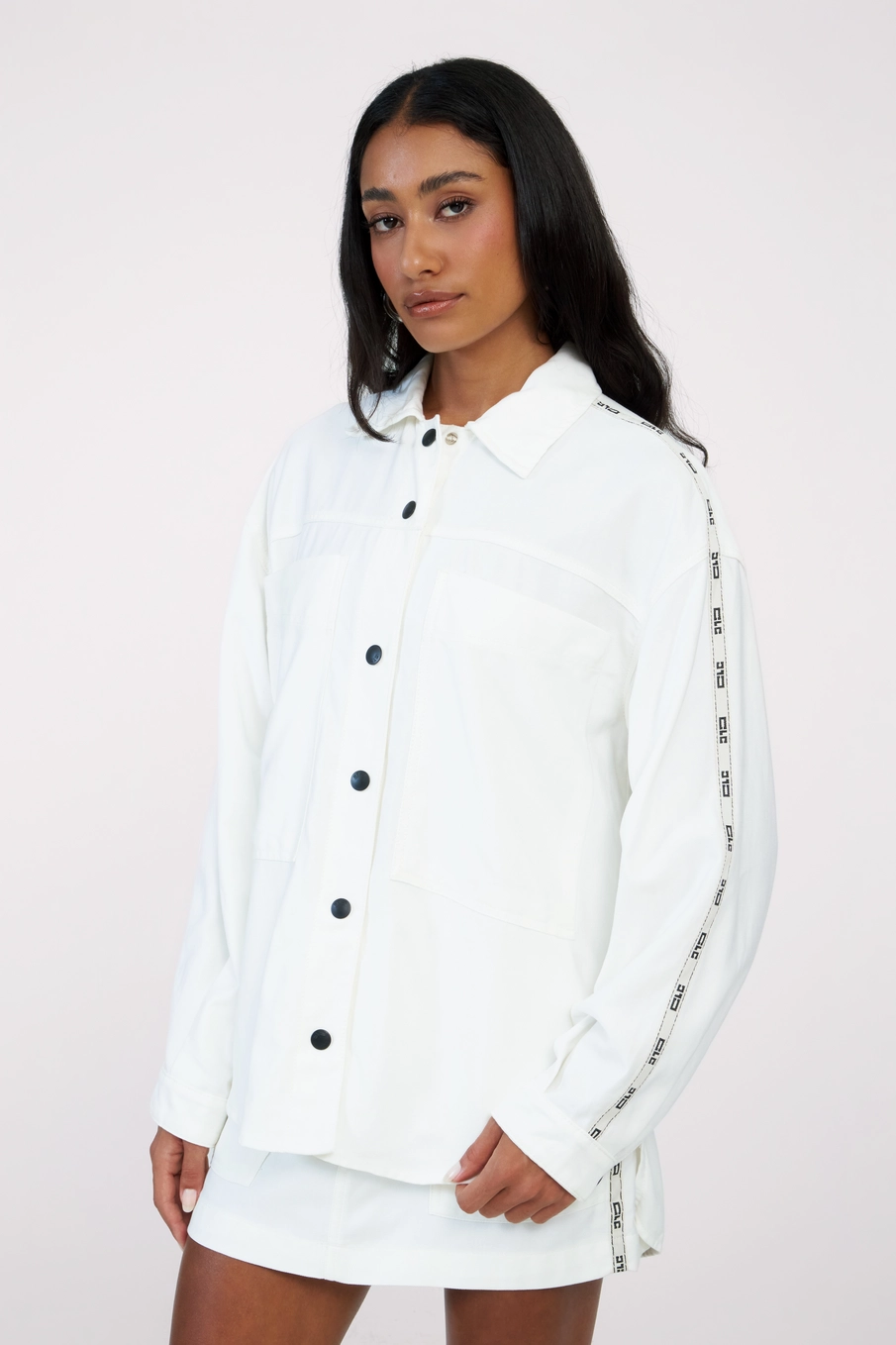 Camisa Sarja Feminina Oversized Off Shell 3