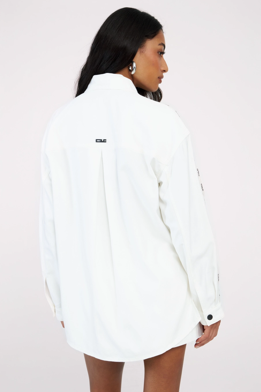Camisa Sarja Feminina Oversized Off Shell 4