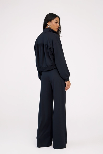 Jaqueta Feminina Bomber Gola Alta