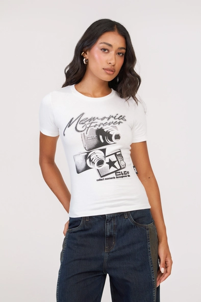 Camiseta Feminina Baby Look Analogic Click