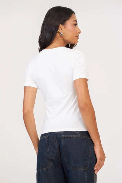 Camiseta Feminina Baby Look Analogic Click
