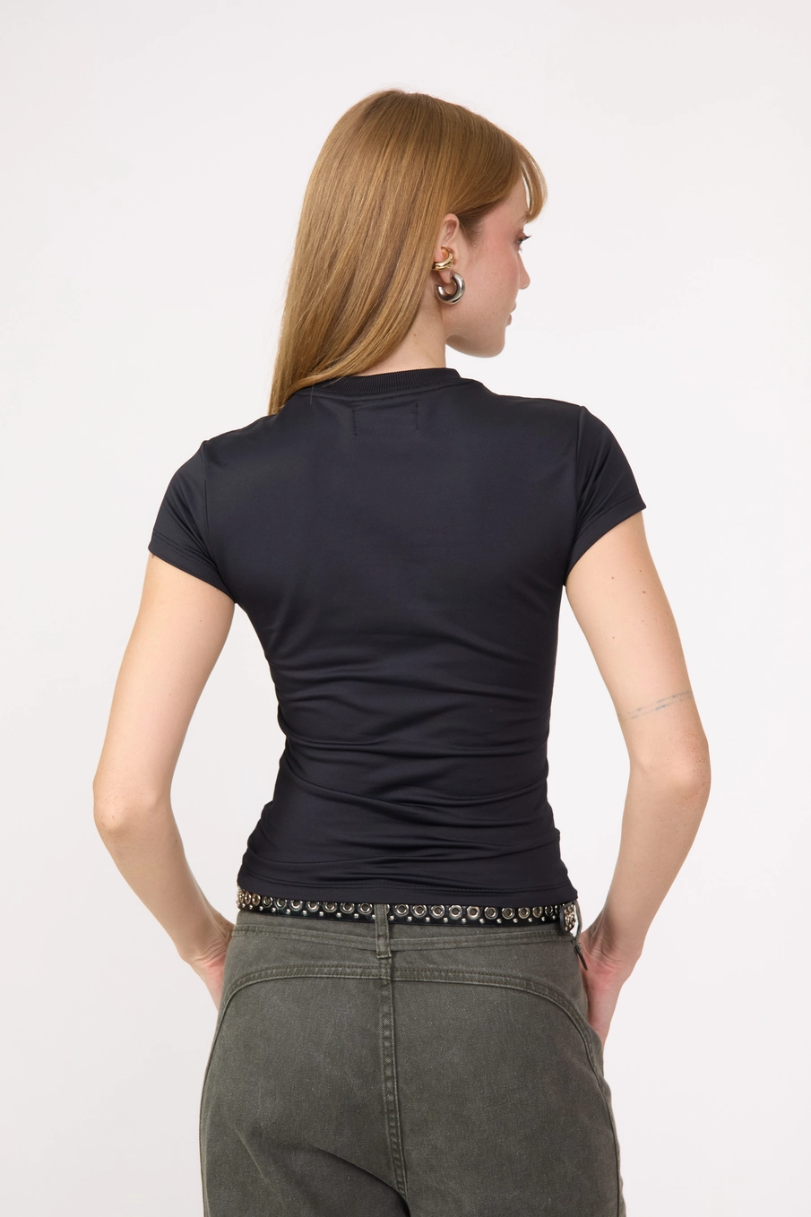 Camiseta Feminina Baby Look Preto 4