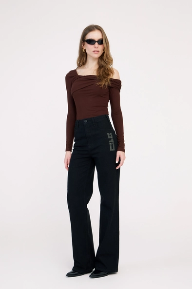 Blusa Canelada Small Manga Longa