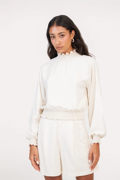 Blusa Comfort Gola Lastex