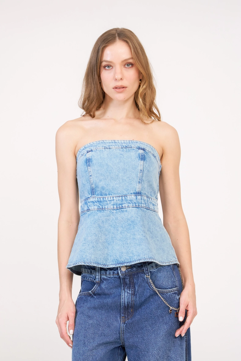 Blusa Jeans Tomara Que Caia Índigo 3