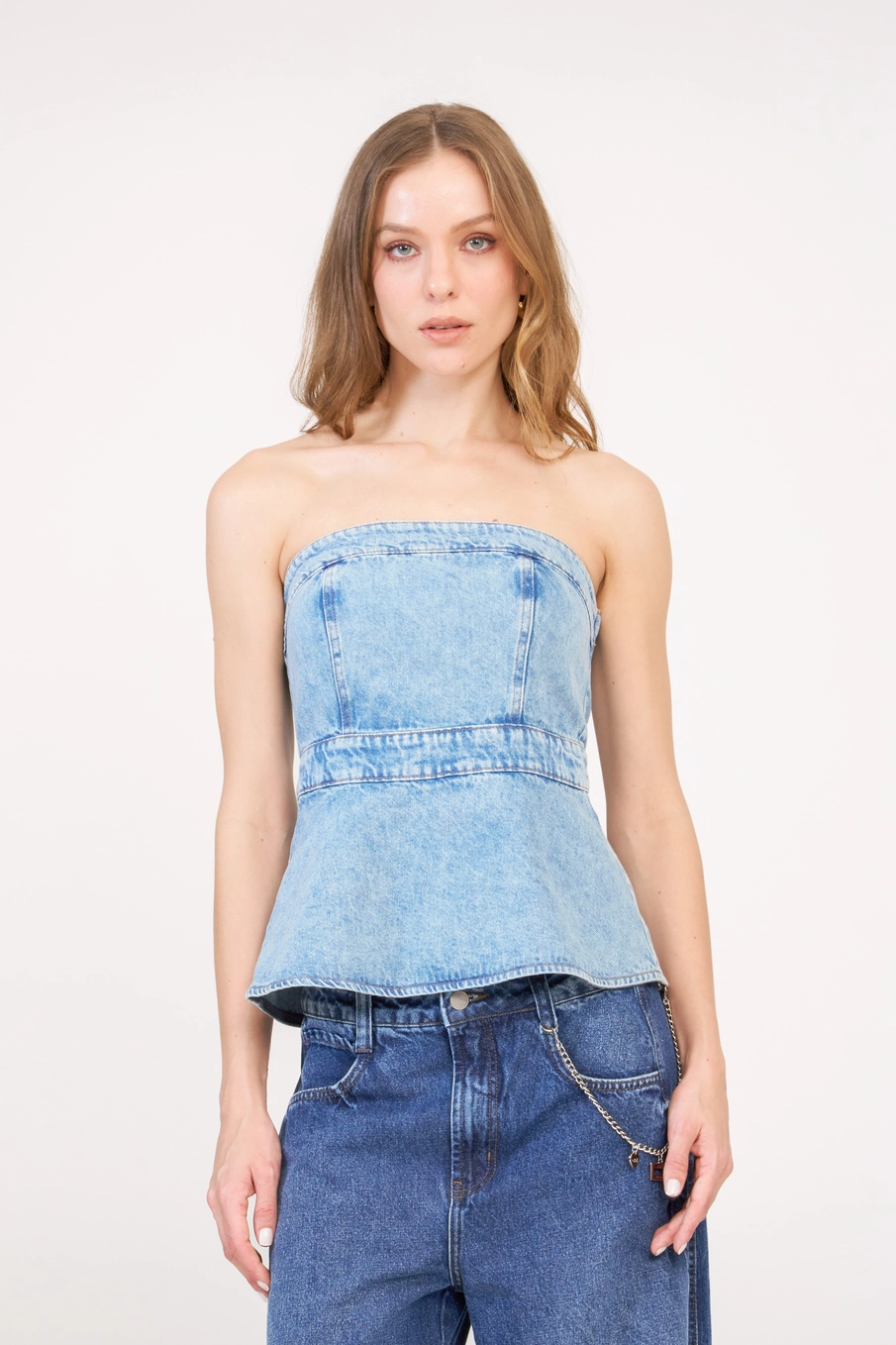 Blusa Jeans Tomara Que Caia Índigo 3