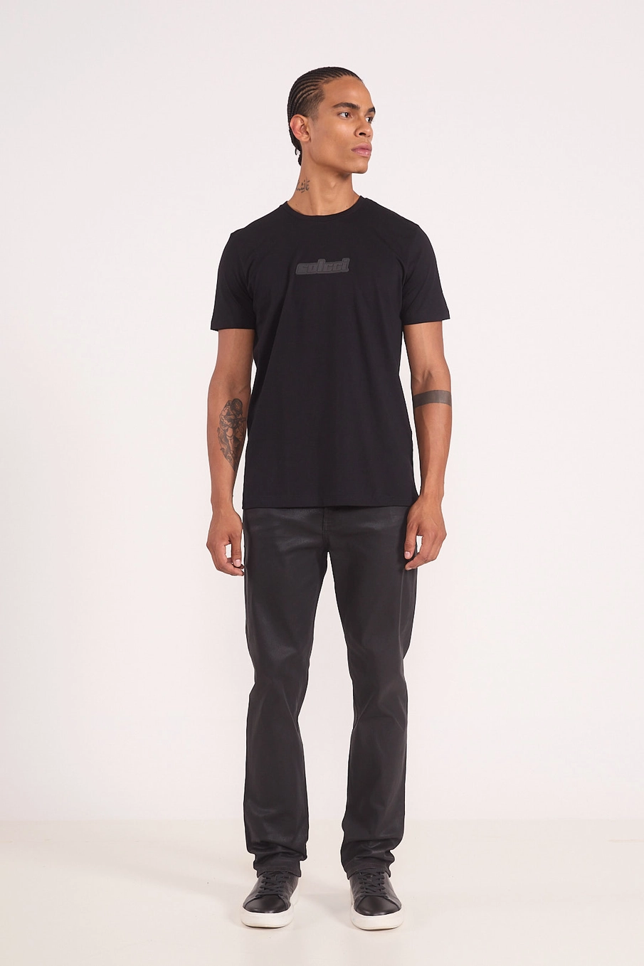 Camiseta Masculina Relevo Noir Preto