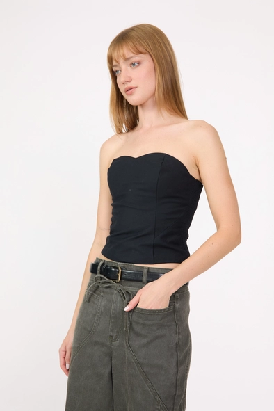 Blusa Slim Tomara Que Caia Com Amarração