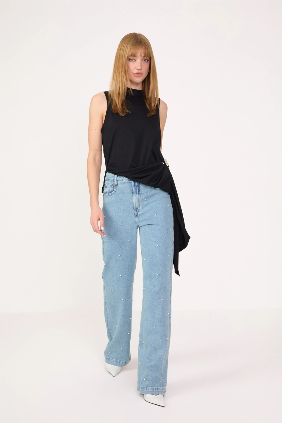 Blusa Slim Detalhe Lateral Preto 4