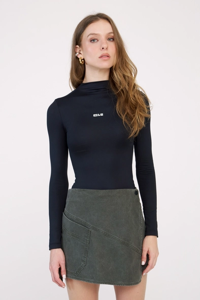 Blusa Slim Manga Longa