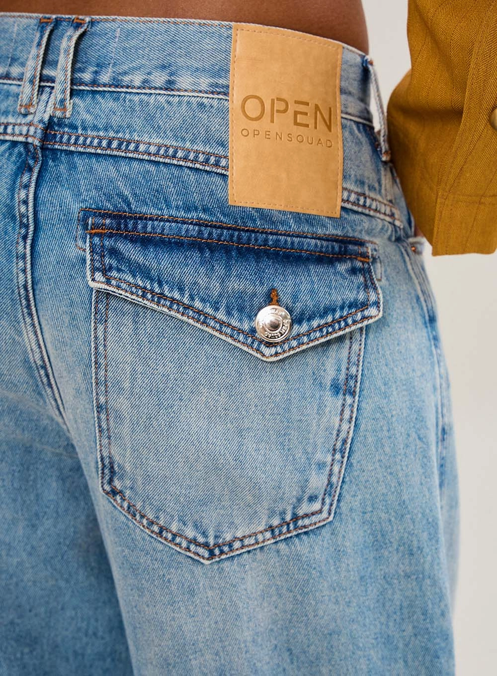 Calça Feminina Jeans Wide Leg Índigo 4