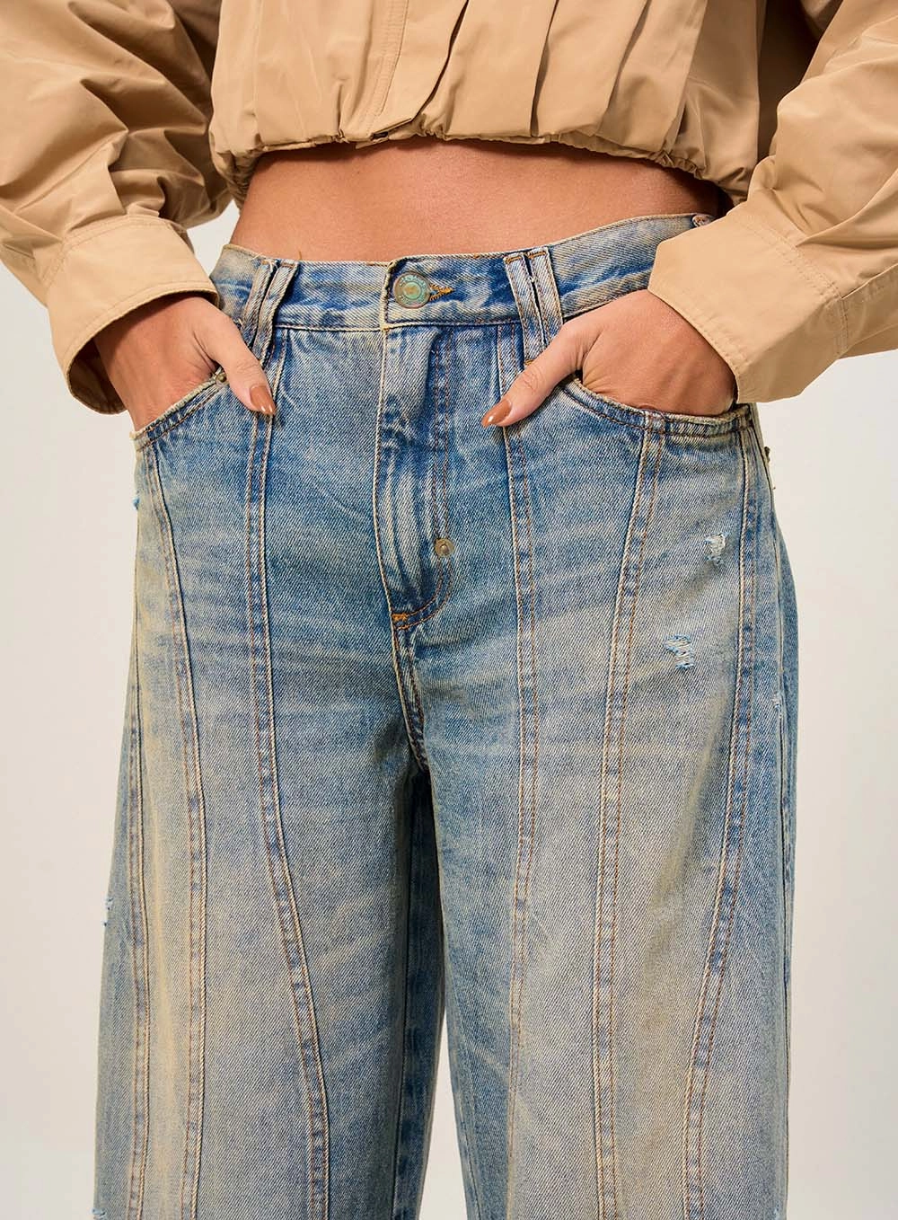 Calça Jeans Feminina Wide Leg - Lilian Índigo 3
