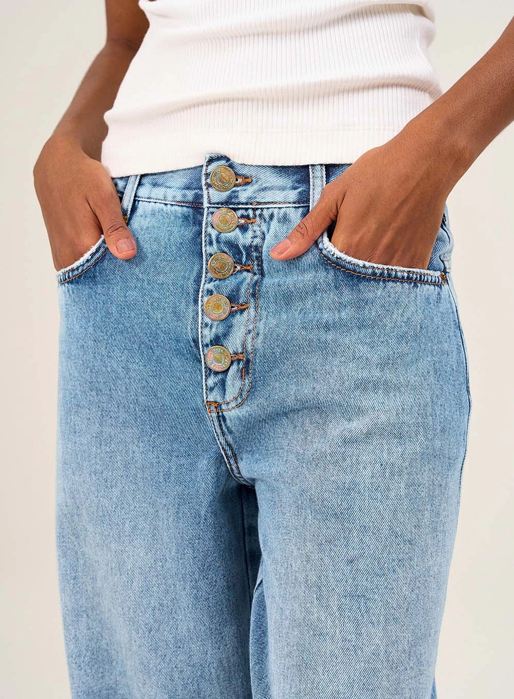 Calça Jeans Feminina Cintura Alta - Lilian Índigo 3