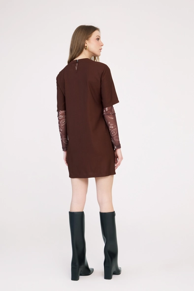 Vestido Curto Comfort Estilo T-shirt