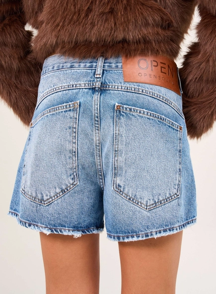 Short Feminino Jeans Destroyed