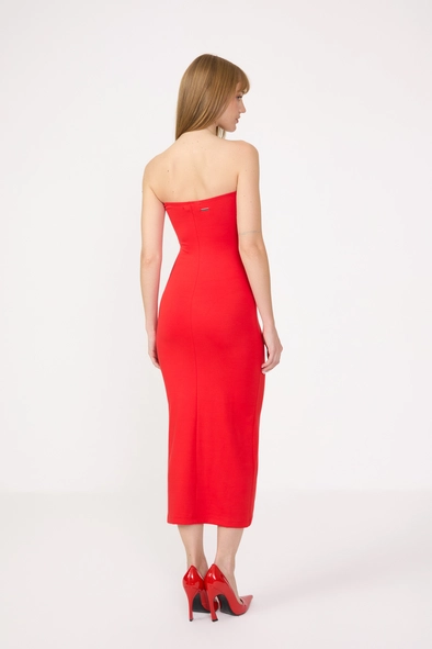 Vestido Midi Small Com Fenda