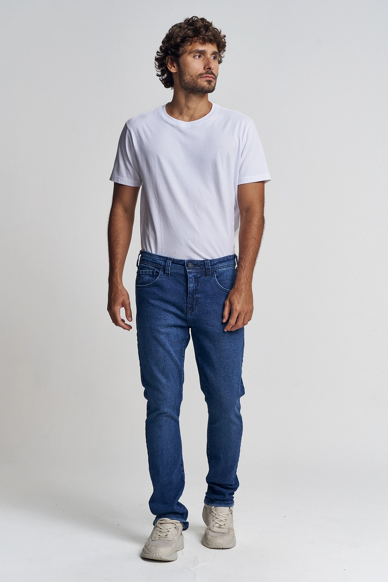 Calça Jeans Gilson Slim Índigo 1