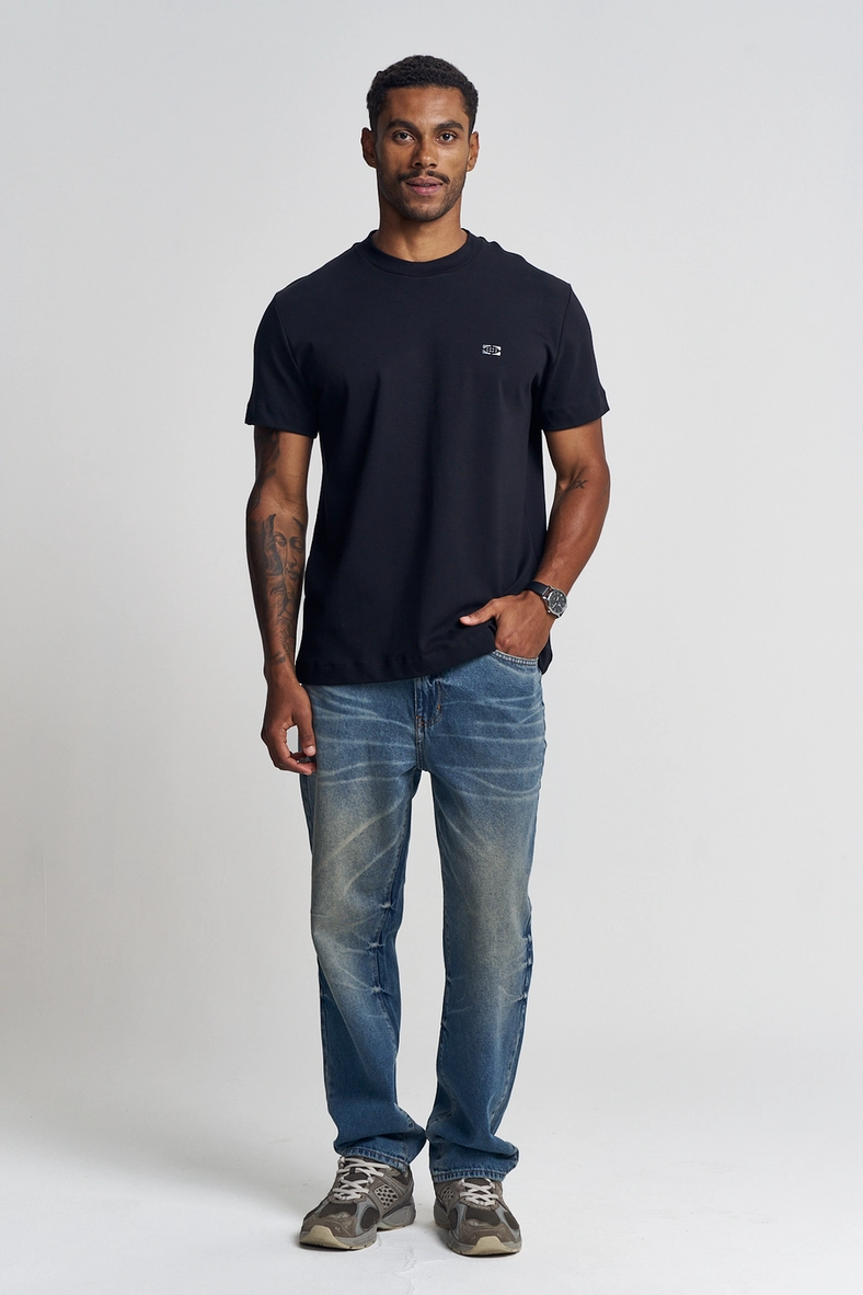 Calça Jeans Masculina Reta Índigo 1