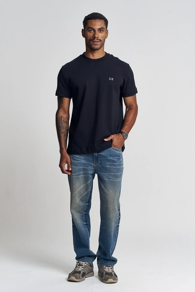 Calça Jeans Masculina Reta