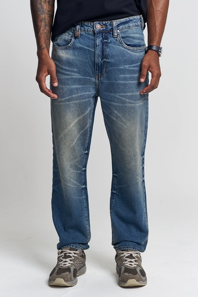 Calça Jeans Masculina Reta