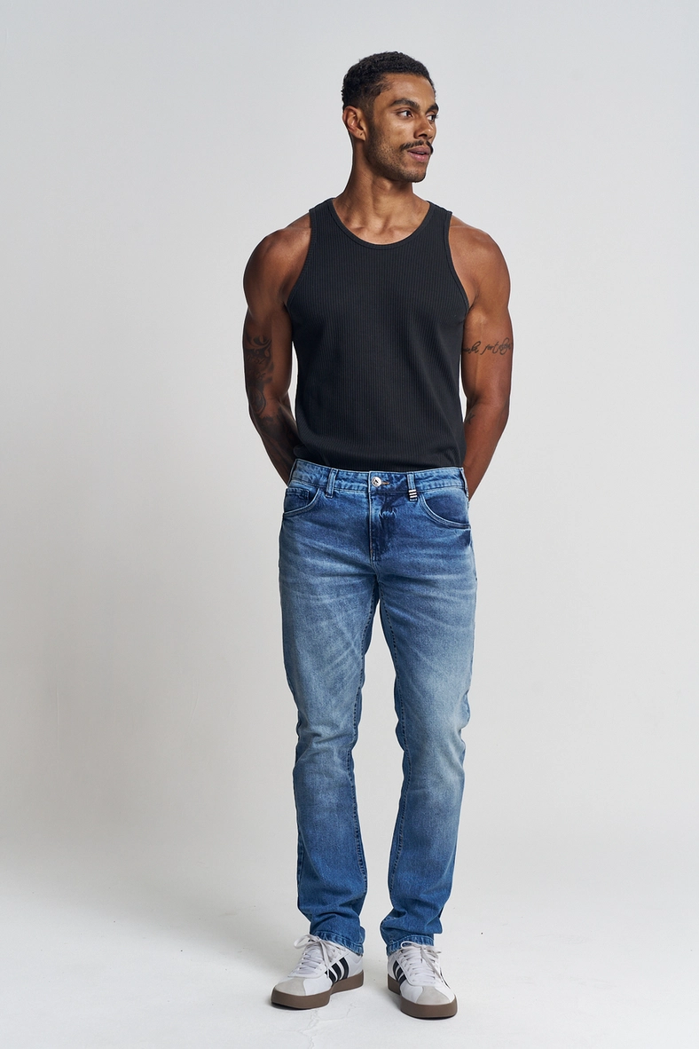 Calça Jeans Gilson Slim Índigo 1
