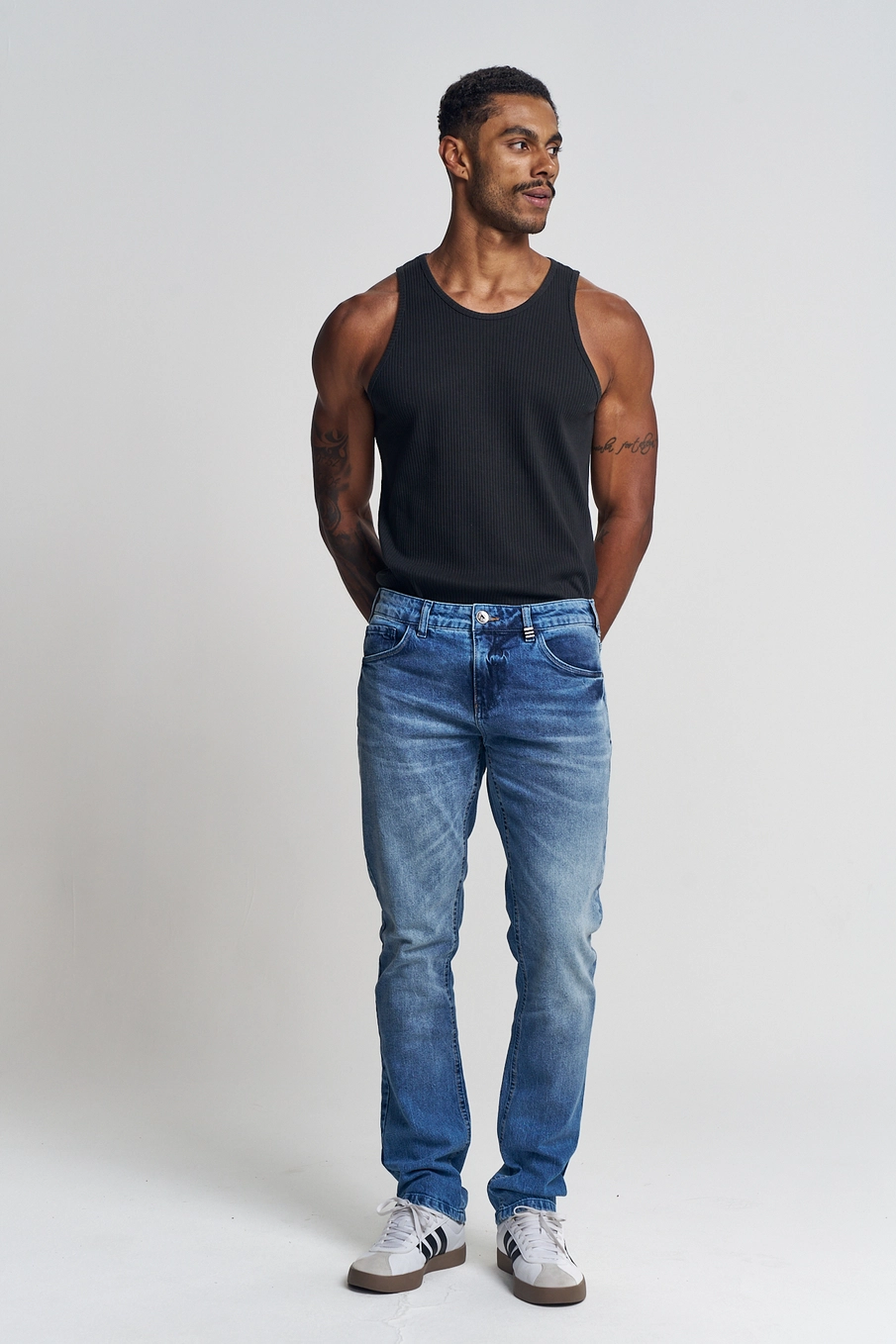 Calça Jeans Gilson Slim Índigo 1