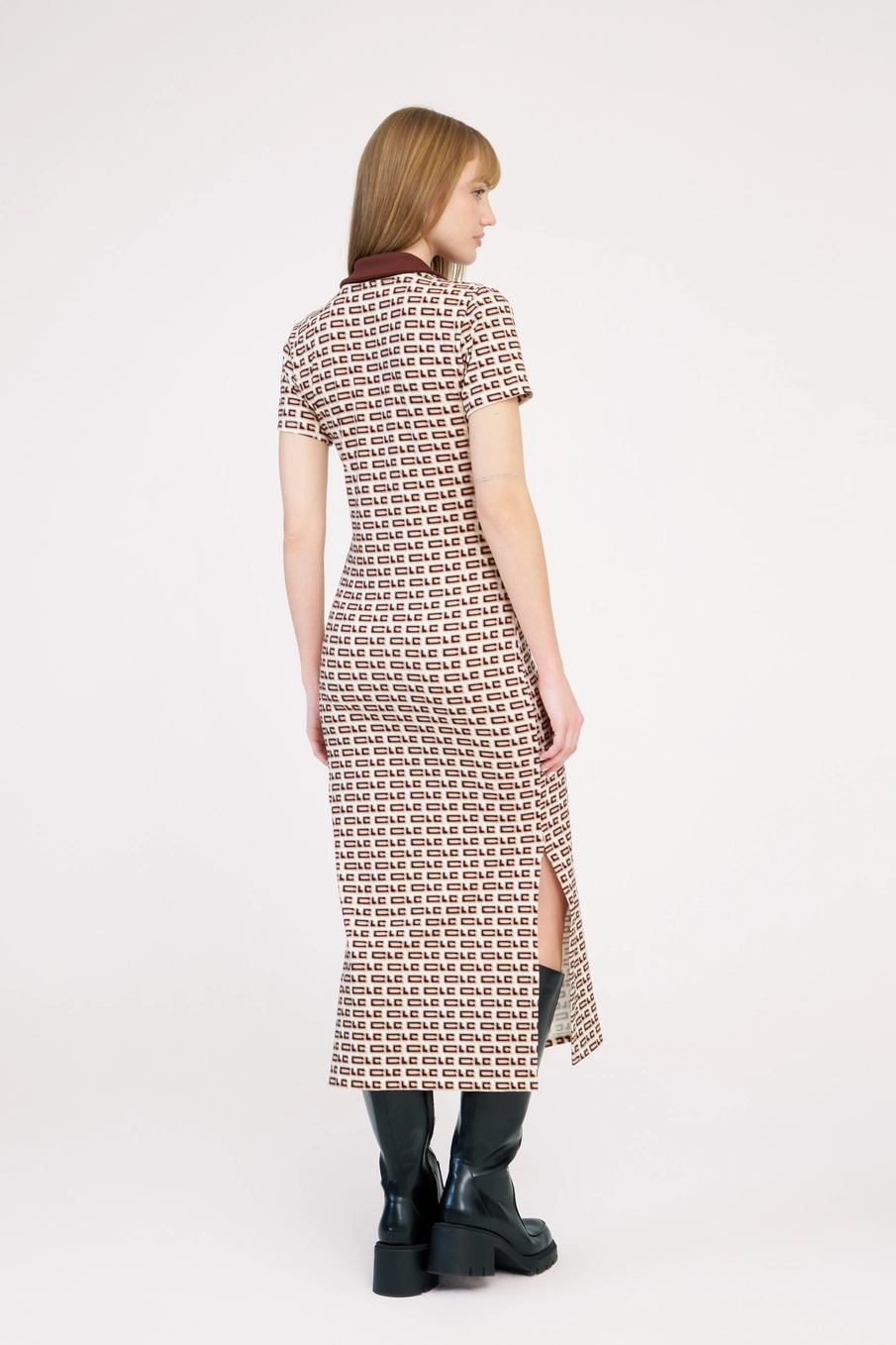 Vestido Midi Comfort Monograma Scarf Estampados 2