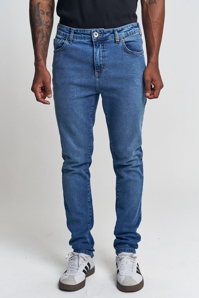 Calça Jeans Masculina Cintura Média - Jonas